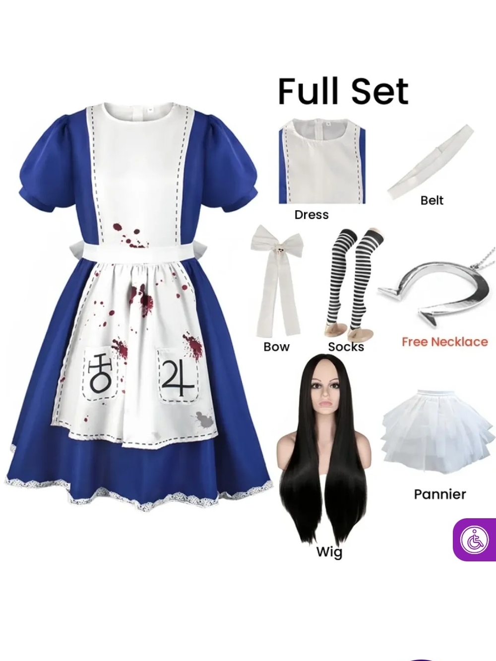 Alice "Madness" Full Costume